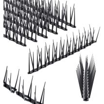 Kadax - Paquete de 6 palomas repelentes de pájaros de plástico para balcón, ventana, techo, jardín, repelente de pájaros, protección contra palomas