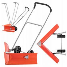 Pelle à Neige Souffleuse à Neige Grattoir Sur Roues Forte 77cm - Kadax