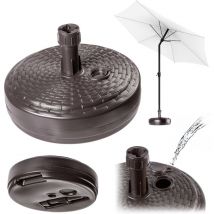Kadax - Pied de Parasol Support de Parasol de Jardin Rond 39 cm Poids Bronze