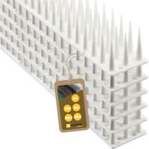 Kadax - Pigeon Bird Spikes Plastique Fort 6 pcs 3,06 m