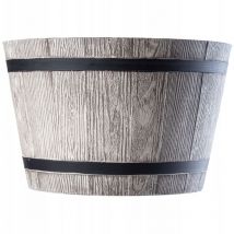 Kadax - Pot de Fleur Pot de Fleur 40 cm Couvercle avec Insert Support de Fleur en Plastique