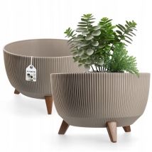 Pot de Fleurs Pot de Fleurs 40 cm Insert Couvercle Bol - Kadax