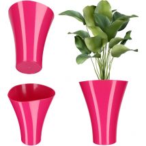 Pot de Fleurs Pot de Fleurs Cache-Fleurs Couleurs 17 cm Bol - Kadax