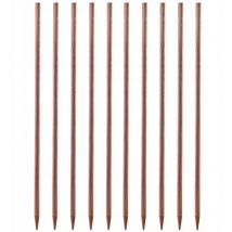 Kadax - Rankhilfe aus Holz, Kletterpflanzen-Stab, 28 mm x 120 cm, 10 Stück