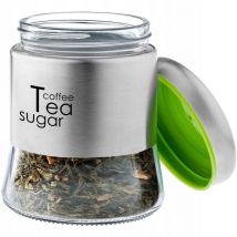 Récipient en verre pour café, thé, sucre, aliments avec couvercle 750 ml - Kadax