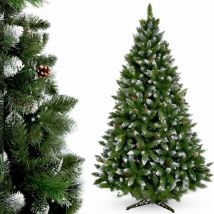 Sapin de Noël artificiel Diamond, enneigé, 220 cm, épaisseur - Kadax