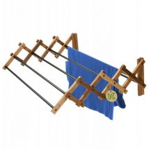 Séchoir pliable - Séchoir sur pied extensible - Séchoir à linge en accordéon - Séchoir tour pliable (63,5 x 85 cm, mur) - Kadax