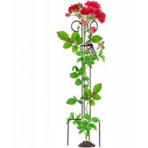 KADAX Soporte de sujeción para rosas y plantas trepadoras, acero, 90 cm