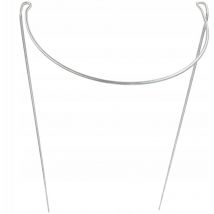 Kadax - Soporte para Plantas - Soporte para Plantas Semicircular - Acero - Fuerte - para Rosales, Plantas Trepadoras - Altura: 50 cm