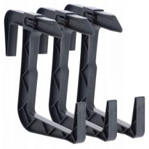 Kadax - Support de Pot de Fleur pour Jardinière de Balcon 3 pcs