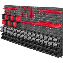 Toolboard Wall 156x78cm 97 pièces Atelier Garage Conteneurs - Kadax