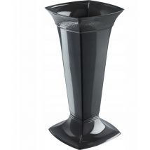 Vase pour Cimetière Fiole Pierre Tombale 39cm Graphite - Kadax
