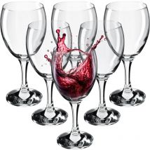 Verres à vin rouge 6 pièces 340 ml Ensemble de verres - Kadax