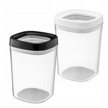 Vorratsbehälter, transparente Aufbewahrungsbox aus Kunststoff, luftdichte Vorratsdose mit Deck - Kadax