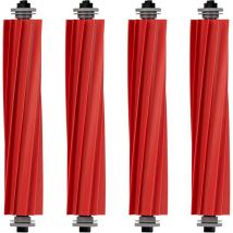 Shmshng - 4pcs) Brosse à rouleau en caoutchouc Brosse principale Pièces de rechange pour Roborock S7 S7+ S7 MaxV S7 MaxV Plus S7 MaxV Ultra Q7 Q7+ Q7