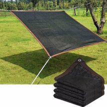Kaejyiut - 6x6 M Toile Ombrage Hdpe Respirant Protection Rayons 90-95% Uv Pour Jardin Terrasse Filet Protection Solaire Filet