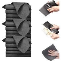 Chiffon de nettoyage magique épaissi, chiffons de nettoyage réutilisables pour nettoyer les fenêtres, les cuisines, le verre, les voitures (11,81 x