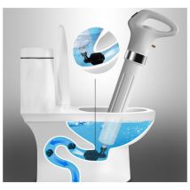 Shmshng - Déboucheur de Toilettes, Déboucheur de Canalisation wc à Haute Pression avec Baromètre, Débloqueur de Piston de Toilette, Débouchage pour