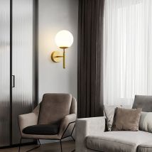 Kaejyiut - Lampe murale moderne Lampe murale led Lampe murale led Lampe miroir Lampe murale en verre led Lampe murale moderne Intérieur. Couverture