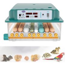Couveuse Oeuf Automatique 24-36 Oeufs, Incubateur Oeuf Automatique, Retournement Automatique des œufs et Surveillance de l'humidité, Numérique