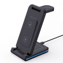 Shmshng - Chargeur sans fil multifonctionnel trois-en-un universel Apple téléphone portable montre casque charge sans fil 15W