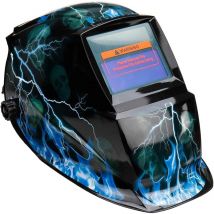 Machine à souder Casque de soudage à assombrissement automatique Masque de soudage à énergie solaire True Color avec teinte réglable 9-13, filtre