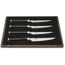 Set Di 4 Coltelli Da Steak Kai Shun Classic In Acciaio Damasco