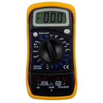 Kaise - Multímetro Digital Básico Multi Tester 500V ac/dc 5A ac 5 a