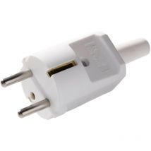 Kaiser 516/kws Fiche électrique mâle avec terre Polyamide 6 250 V blanc calcaire IP20 A744653