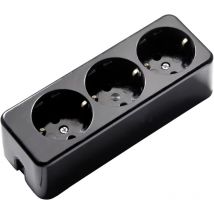 Martin Kaiser 638/sw Mehrfachkupplungsdose 250 v Schwarz IP20