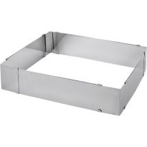 Backrahmen Patisserie ausziehbar 24-46x20-38cm Edelstahl