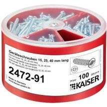 Kaiser Elektro 2472-91 Geräteschraubenbox 100 St.