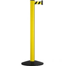 Via Guide - nico poste de correa D70xH1000mm amarillo Correa negro/amarillo