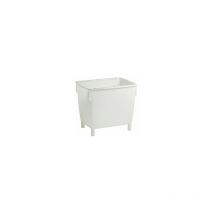 Craemer - Contenedor rectangular con pies apto para alimentos blanco