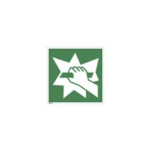 Señal de salvamento dispositivo de salida de emergencia ue 10