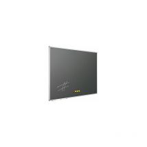 Kaiserkraft - Pizarra panel de color gris a x h 900 x 600 mm