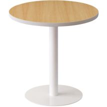 Table de salon ronde – Ø 600 mm – Finition hêtre – Mobilier d'intérieur – Rangement de bureau
