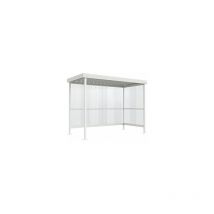 WSM - Marquesina abierto por un lado a x p 2960 x 1580 mm blanco