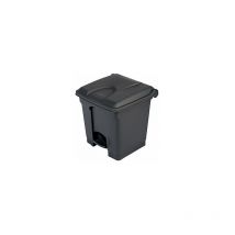 Colector de residuos con pedal fabricado con material reciclado,