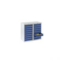 Stumpf - Cajonera h x a x p 900 x 1000 x 500 mm 16 cajones de 100 mm