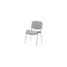 Silla para visitas apilable respaldo acolchado armazón