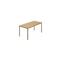 Certeo - Mesa rectangular tubo cuadrado revestido a x p 1500 x 800 mm