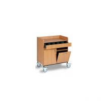 Carrito para camareros cajón para cubiertos recipientes para
