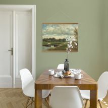 Kakemono affiche Paysage de Hollande 60 x 80cm Multicolore