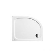 Kaldewei - Advantage - Receveur de douche asymétrique Zirkon 602-1, 800 x 1000 mm, blanc - Receveur de douche, Perl-Effect, sans