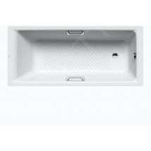 Kaldewei - Ambiente - Baignoire Puro Star 654, 1700x750 mm, trous pour poignées, antidérapant sur toute la largeur, blanc