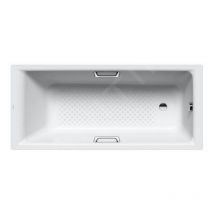 Kaldewei - Ambiente - Baignoire Puro Star 685, 1600x700 mm, trous pour poignées, effet Perl, antidérapant, blanc 258534013001