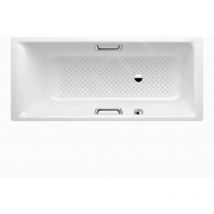 Kaldewei - Ambiente - Baignoire rectangulaire Puro Star 658, 1700x750 mm, avec trous pour poignées, antidérapant sur toute la