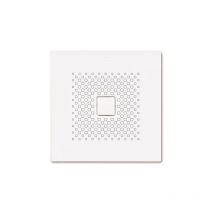 Kaldewei - Avantgarde - Receveur de douche carré Conoflat 852-2, 800 x 800 mm, blanc - Receveur de douche, antidérapant sur toute