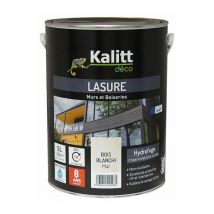 Lasure 8ans les modernes bois blanchi acrylique mat 5 litres Kalitt